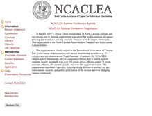 Tablet Screenshot of ncaclea.org